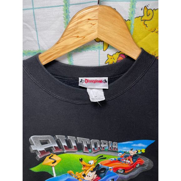 Vintage 90s Disneyland Autopia ride Sweatshirt RARE mens size small - Picture 3 of 4